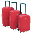 Conjunto De 3 Malas Para Viagem Em Poliester México Vermelho