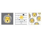 Conjunto De 3 Telas Decorativas Em Canvas Dream Big Único