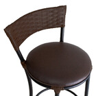 Conjunto De 4 Banquetas Alta Forts Em Aço Carbono E Fibra Sin