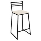 Conjunto De 4 Banquetas Alta Lisboa De Aço De Carbono