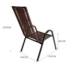 Conjunto De 4 Cadeira Canadá Para Área Externa De Aço Carbono