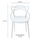 Conjunto De 4 Cadeiras Allegra Branca