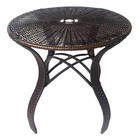 Conjunto De 4 Cadeiras E Mesa Junco P/ Jardim E Área Externa