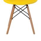 Conjunto De 4 Cadeiras Eiffel Amarela