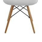 Conjunto De 4 Cadeiras Eiffel Estofada Branca