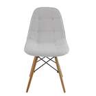 Conjunto De 4 Cadeiras Eiffel Estofada Branca