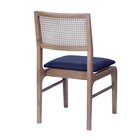 Conjunto De 4 Cadeiras Em Madeira Maciça E Encosto Emtela Val