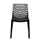 Conjunto De 4 Cadeiras Gruv Preta