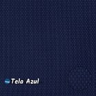 Conjunto De 4 Cadeiras Juquey Alumínio Preto Tela Azul