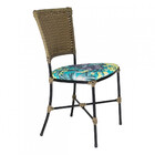 Conjunto de 4 Cadeiras para Área Externa Gramado Fibra Junco