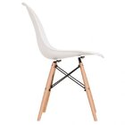 Conjunto De 4 Cadeiras Pp Base Madeira Eames Dsw-m Empório  B