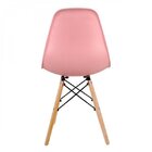 Conjunto De 4 Cadeiras Pp Base Madeira Eames Dsw-m Empório  R