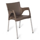 Conjunto De 4 Cadeiras Santarém – Xplast - Cinza Fendi