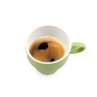 Conjunto De 4 Canecas De Cerâmica E Suporte De Inox Café Chá