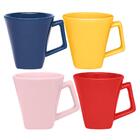 Conjunto De 4 Canecas Mini Quartier 220ml Colorida