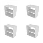 Conjunto De 4 Nichos Infantil Kitcubos Branco