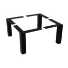 Conjunto De 4 Pés 15x15cm Para  Poltrona Sofá Móveis Armários