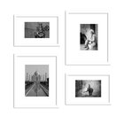 Conjunto De 4 Quadros Decorativos Premium Índia Branco