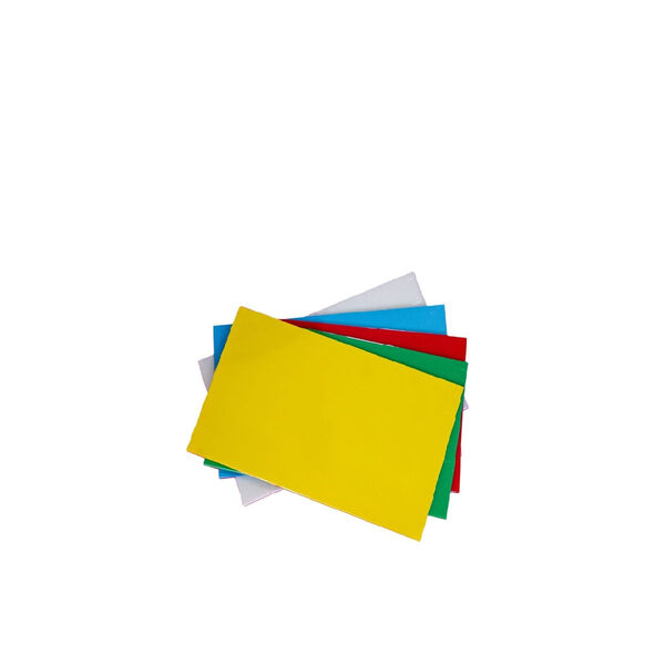 Conjunto De 5 (cinco) Tabuas Lisas Polietileno - Coloridas -