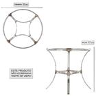 Conjunto De 5 Cadeiras De Area Em Aluminio E Fibra Sintetica