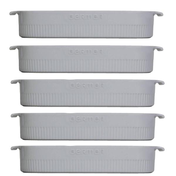 Conjunto De 5 Formas Travessas Refratárias Para Restaurante 3