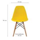 Conjunto De 6 Cadeiras Eiffel Amarela