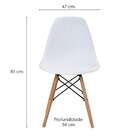 Conjunto De 6 Cadeiras Eiffel Branca