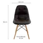 Conjunto De 6 Cadeiras Eiffel Marrom