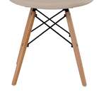 Conjunto De 6 Cadeiras Eiffel Nude