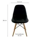 Conjunto De 6 Cadeiras Eiffel Preto