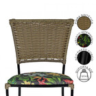 Conjunto de 6 Cadeiras para Área Externa Gramado Fibra Junco