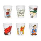 Conjunto De 6 Copos 60ml Cachaça