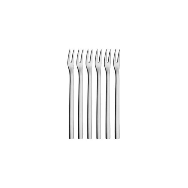 Conjunto de 6 garfos para aperitivo em inox Nuova WMF