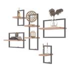 Conjunto De 6 Prateleiras Estruture Montana