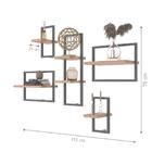 Conjunto De 6 Prateleiras Estruture Montana