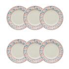 Conjunto De 6 Pratos Fundos 21cm Donna Melissa