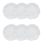 Conjunto De 6 Pratos Fundos 22,5cm Ryo White - Oxford