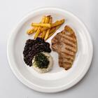 Conjunto De 6 Pratos Rasos Classe Única Iguaçu De Porcelana G