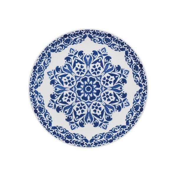 Conjunto De 6 Pratos Sobremesa 21cm Coup Blue Indian