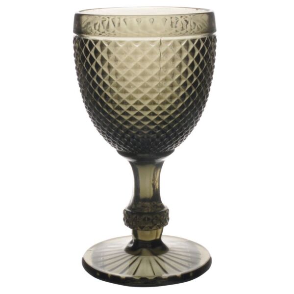 Conjunto De 6 Taças Bico De Jaca - Cinza