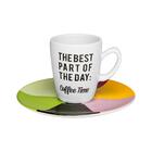 Conjunto De 6 Xícaras Café Expresso 75ml Coffee Time