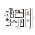 Conjunto De 8 Prateleiras Galaxia Branco