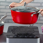 Conjunto De Almofada De Silicone 4 Peças Preto Para Fogão De