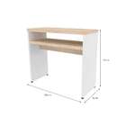 Conjunto De Aparador E 3 Nichos Balin Branco E Geneve