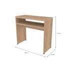 Conjunto De Aparador E 3 Nichos Balin Carvalho Mel