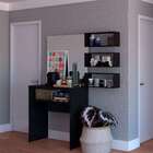 Conjunto De Aparador E 3 Nichos Balin Preto