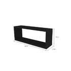 Conjunto De Aparador E 3 Nichos Balin Preto
