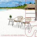 Conjunto De Àrea Externa  Sun Com 2 Cadeiras, 1 Mesa