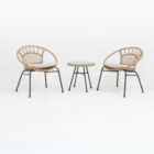 Conjunto De Àrea Externa  Sun Com 2 Cadeiras, 1 Mesa