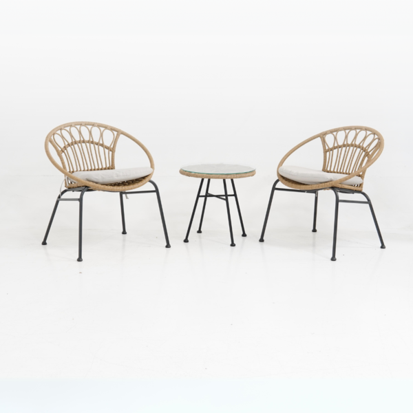 Conjunto De Àrea Externa  Sun Com 2 Cadeiras, 1 Mesa